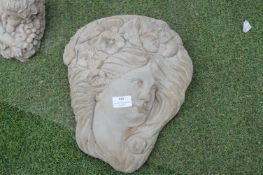 Art Nouveau Lady Wall Pocket