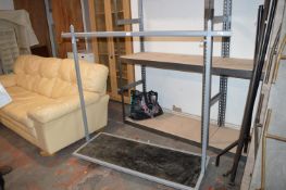 Adjustable Industrial Steel Clothes Rail
