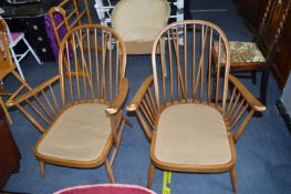 Pair of Ercol Armchairs