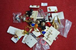 Vintage Costume Jewellery Earrings etc.