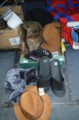 Assorted Gents Cowboy Hats etc.