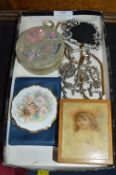 Compacts, Trinket Boxes, Costume Jewellery, etc.