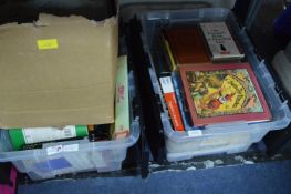 Two Tubs and a Box of Books