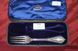 Hallmarked Sterling Silver Fork ~60g in Original C