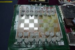 Glass Chess Set