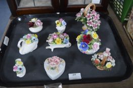 Aynsley Flower Posy Ornaments, etc.