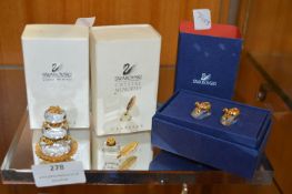 Swarovski Crystal Memories Inkwell, Wedding Cake,