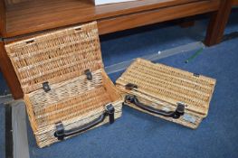 Two Small Wicker Baskets