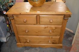 Four Drawer Pine Bedroom Chest