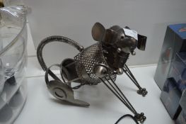 Metal Dog Wine Carrier