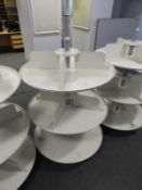 Three Tier Carousel Bookshelf Unit