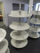 Four Tier Carousel Bookshelf Unit