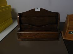 *Dark Oak Letter Rack