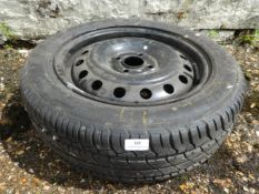 *1x tyre ON RIM. DUNLOP SPORT 185 65 15
