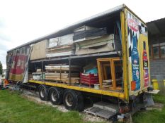*Double Deck Curtainside Trailer (Reserve removal until contents cleared)