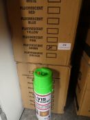 *2x box 12 500ml Green Flourescent Marker Paint
