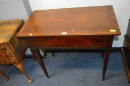 Georgian Mahogany Converted Side Table