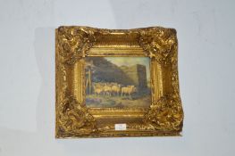 Ornate Gilt Framed Pastural Scene