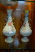 Pair of Large Decorative Continental Vases