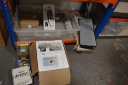 Box Containing Fold Up Nobo Board, Sky Remote, Bill Counter Machine, etc.
