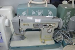 Vintage Jones Electric Sewing Machine