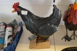 *Green Gem Decorative Metal Chicken