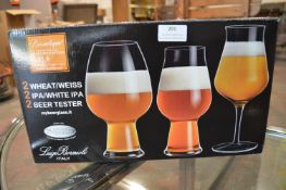 *Birrateque 6 Glass Beer Set