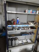 Storage Unit Containing Various Vehicle Spare Lamps, etc.