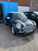Mini Cooper Reg: VK02 GYS, Mot: March 2022, Mileage: ~90,000