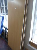 *Two Beech Effect Tables ~179x75cm