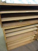 *Three Sets of Shelves 91x60.5x36.5cm each