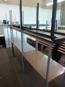 *Nine Assorted School Tables