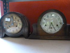 Two Vintage Mantel Clocks
