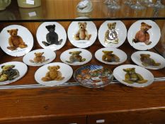 Twelve Royal Worcester Teddy Collectors Plates