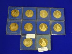 Ten William Wilberforce Bronze Medallions