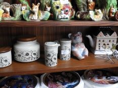 Selection of Hornsea Pottery; Novelty Teapot, Stor