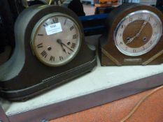 Two Vintage Mantel Clocks