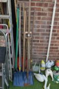 Quantity of Garden Tools, Spades, Forks, etc.