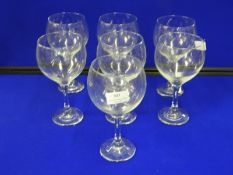 Seven Large Wine/Gin Glasses