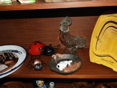 Metal Ladybirds, Tray, Collapsible Fruit Bowl, etc