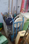 Garden Tools and Accessories; Rakes, Forks, Brushe