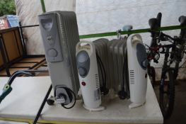 Three Electric Radiators
