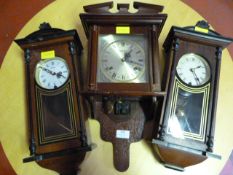 Three Reproduction Wall Clocks