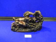 Small Resin Ornaments of Three Horses