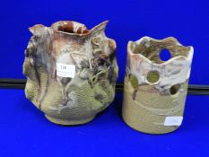 Two Studio Pottery Vases