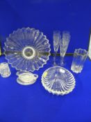 Large Glass Vase, Vase, Glasses, etc.