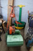 Vintage Petrol Lawnmower etc.
