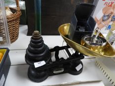 Salter Balance Scales with Weights, etc.