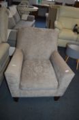 Pale Grey Modern Armchair