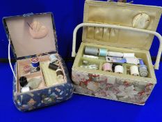 Two Small Sewing Baskets